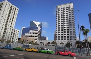Taxis in Downtown San Diego