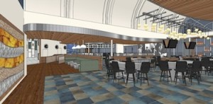 Village Club Card Room rendering