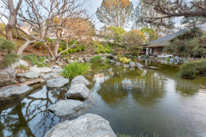 The Japanese garden is one of the features of the San Diego Tech Center property.