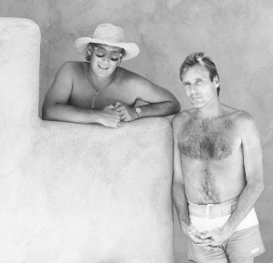 Classic photo of Loren Nancarrow and Larry Himmel circa 1986.
