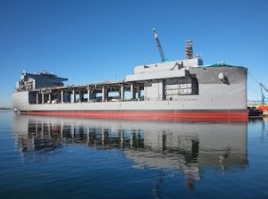 NASSCO will build a Mobile Landing Ship like this one.