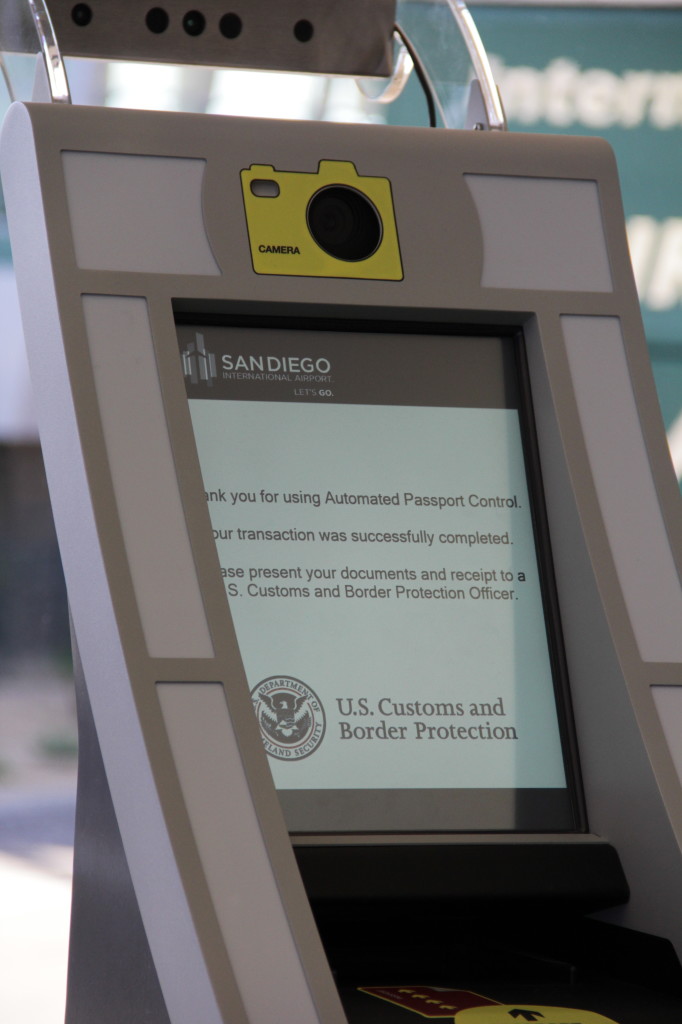  Automated Passport Control kiosk