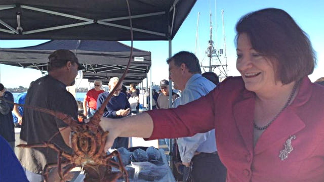 Toni Atkins at Tuna Harbor