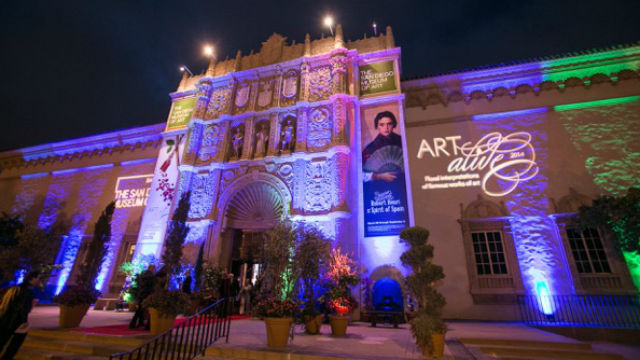 The annual Art Alive show at the San Diego Museum of Art.