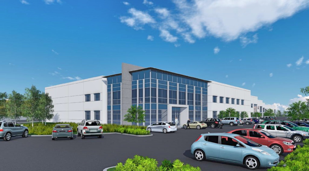 Rendering of industrial project to be developed by SR Commercial in Carlsbad.