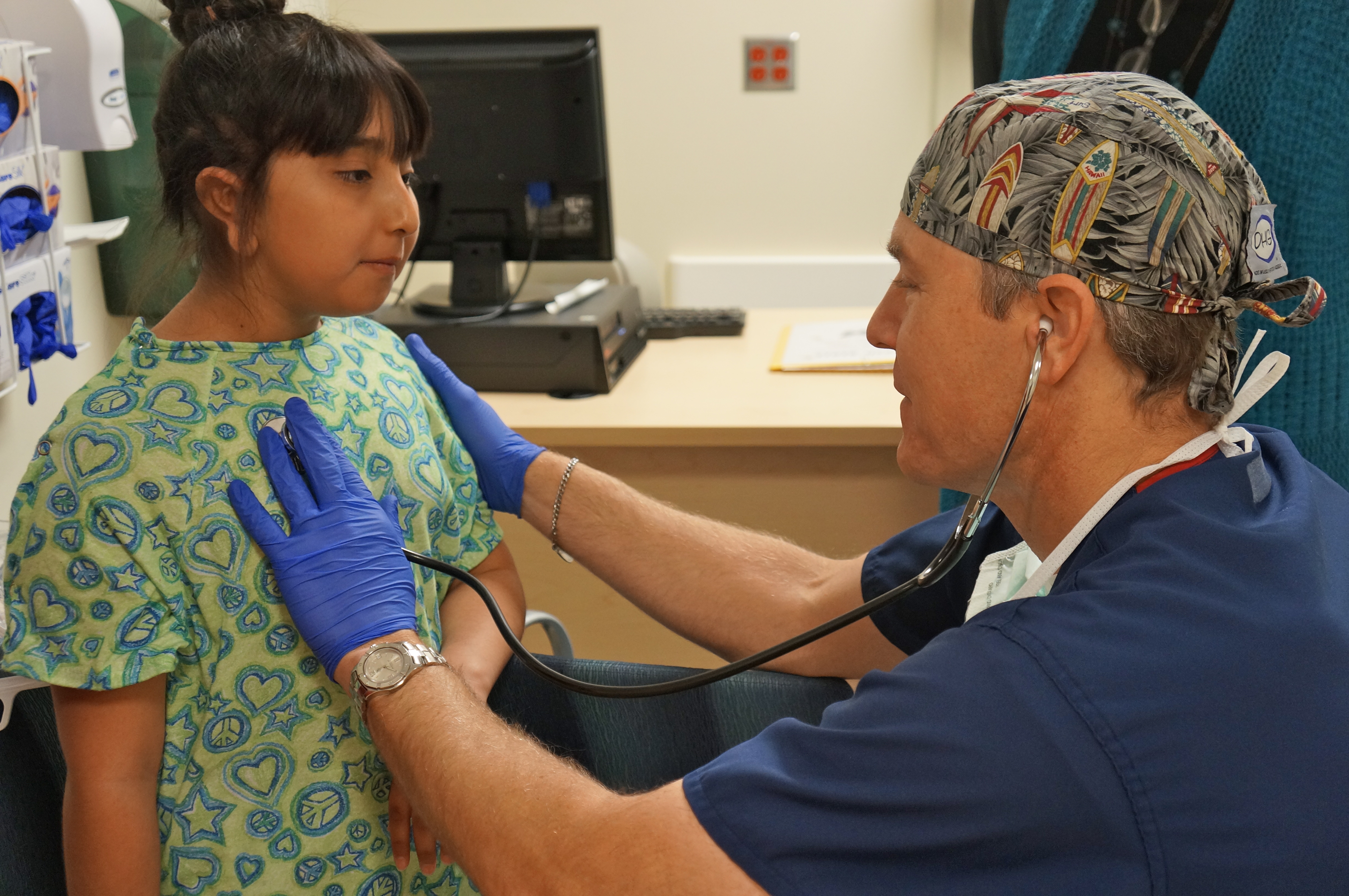 Dr. Jon Bennett with Child