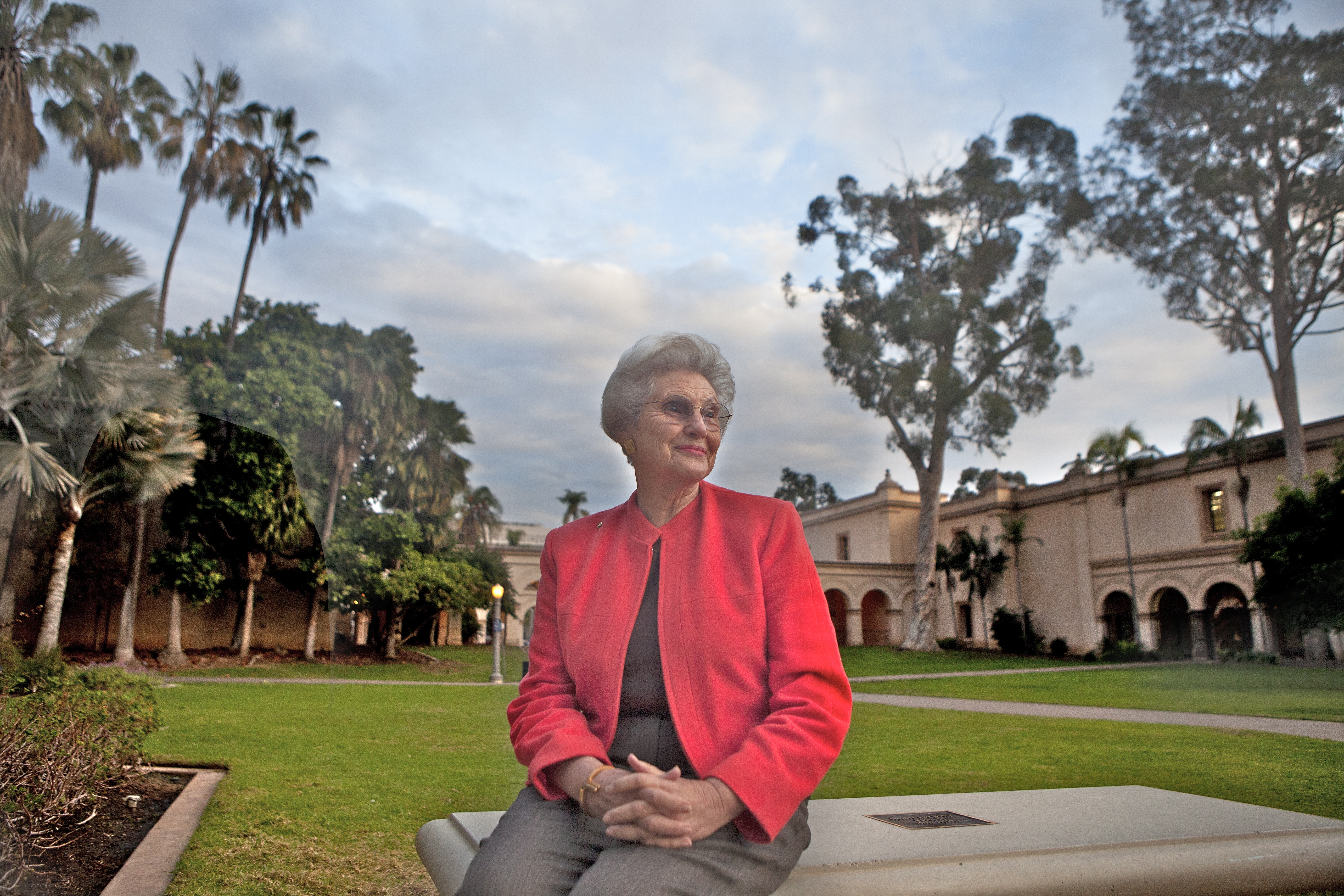 Betty Peabody in Balboa Park