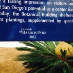 A Friends of Balboa Park sign.