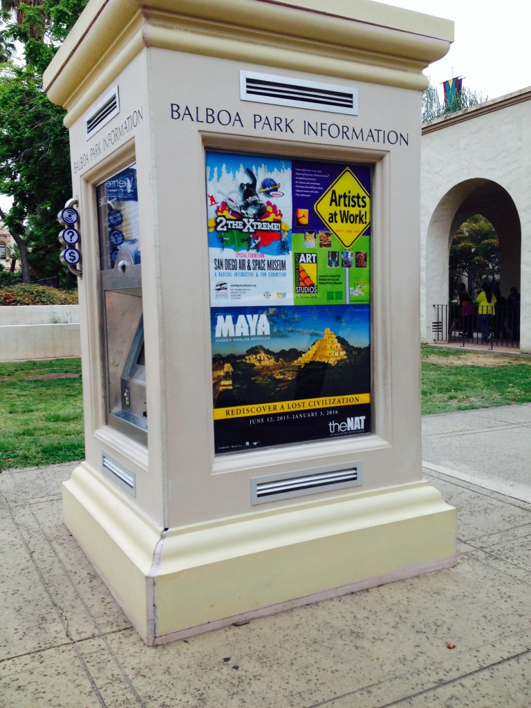 The five information kiosks placed around the park are the result of a partnership Friends has with the city. The kiosks provide the visitor with maps and information about the park’s many attractions and have ATM machines.
