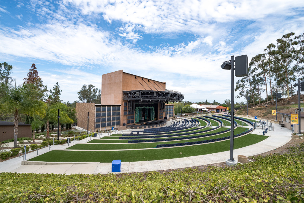 Moonlight Amphitheatre after turf replacement.