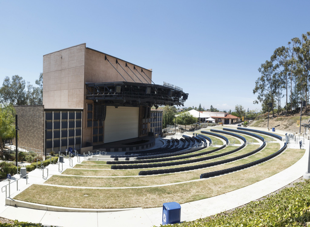 Moonlight Amphitheatre before turf replacement.