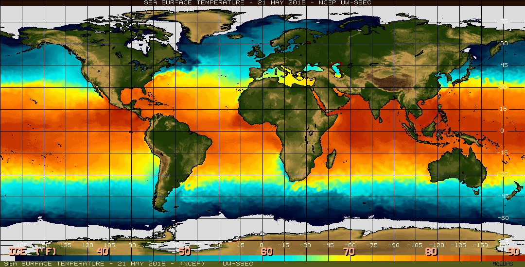 El Nino map