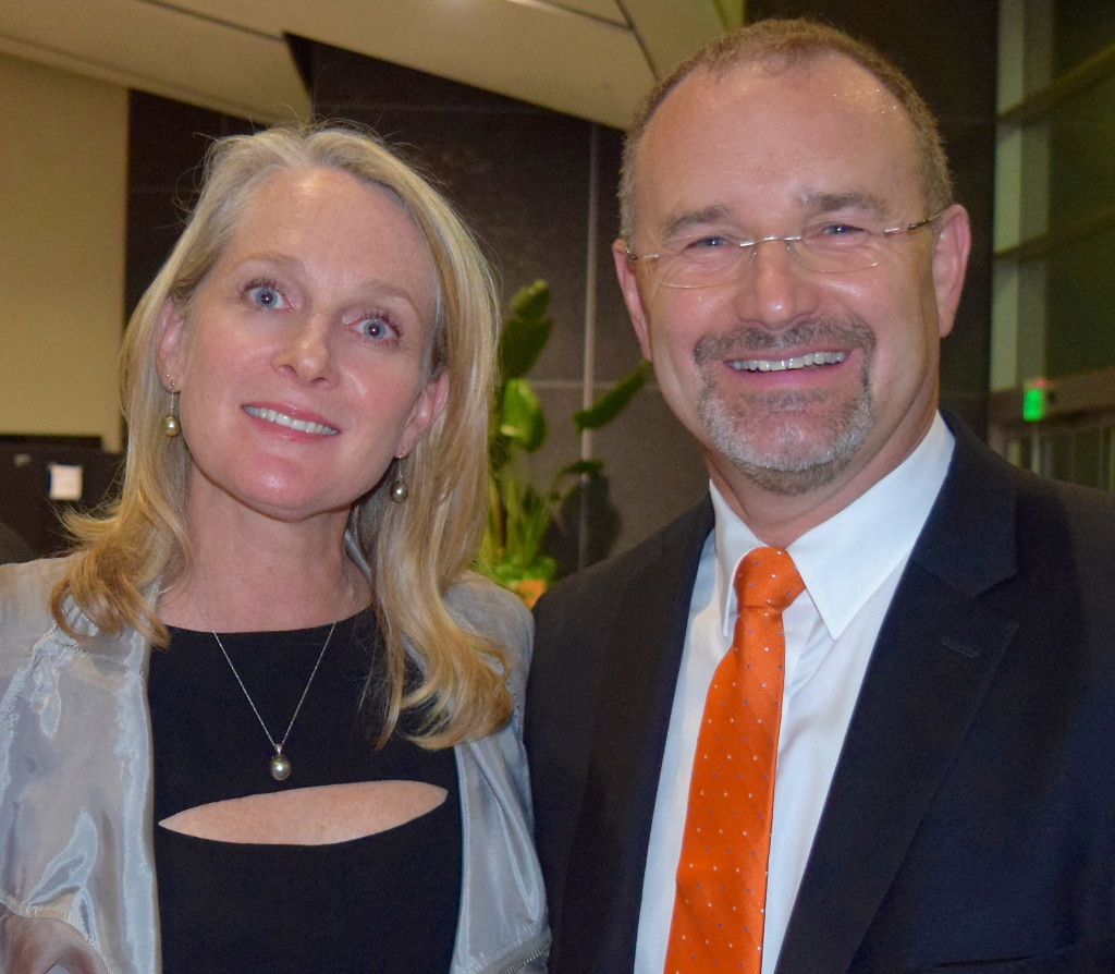 Piper Kerman and Robert Coleman, president and CEO of Second Chance