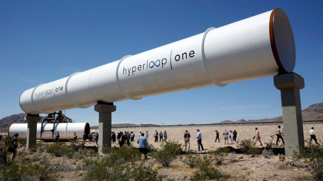 The prototype hyperloop tube