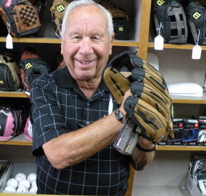 Joe Schloss in his A&B Sporting Goods store in North Park.