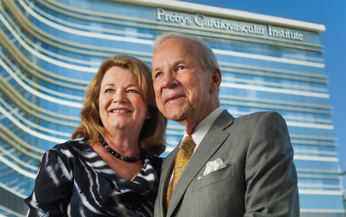 Debbie Turner and Conrad Prebys. (Photo credit: Scripps Health)