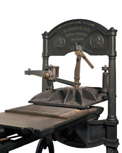 The Samuel Rust-patented Washington Hand Press 