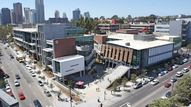 Buildings on the City College campus in the East Village. (Photo courtesy of City College)
