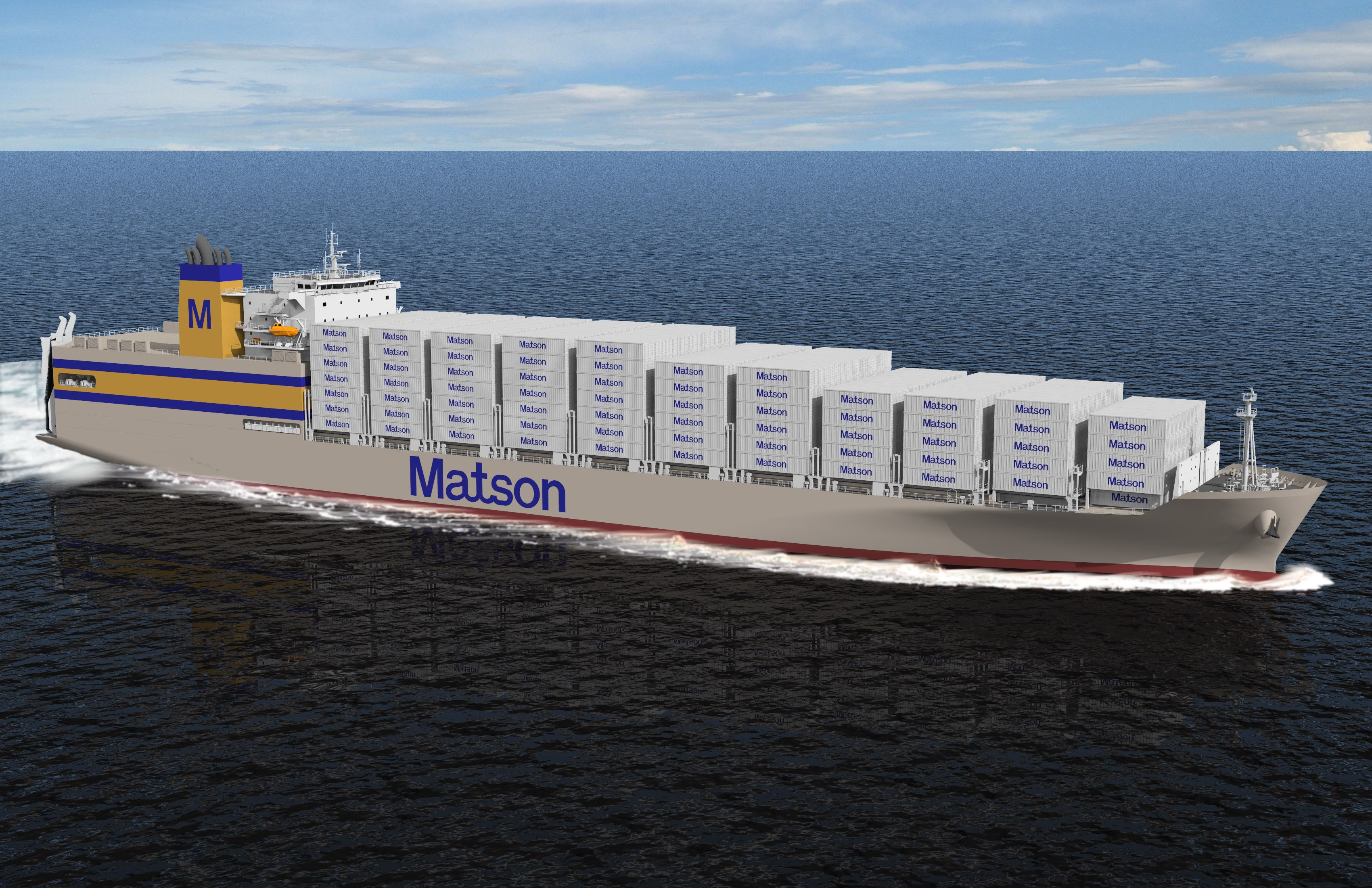 Containership rendering
