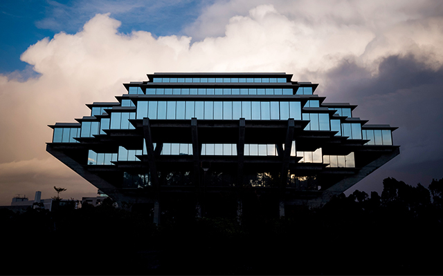 Geisel Library at UCSD. (Photo by Erik Jepsen/UC San Diego Publications)