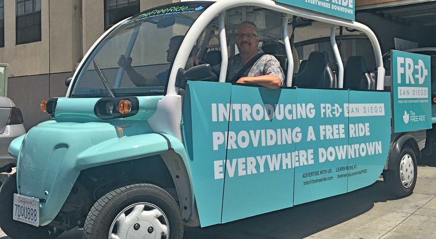 “Free Ride Everywhere Downtown,” or “FRED,” will operate daily under a partnership between the city of San Diego, Civic San Diego and the Downtown San Diego Partnership.