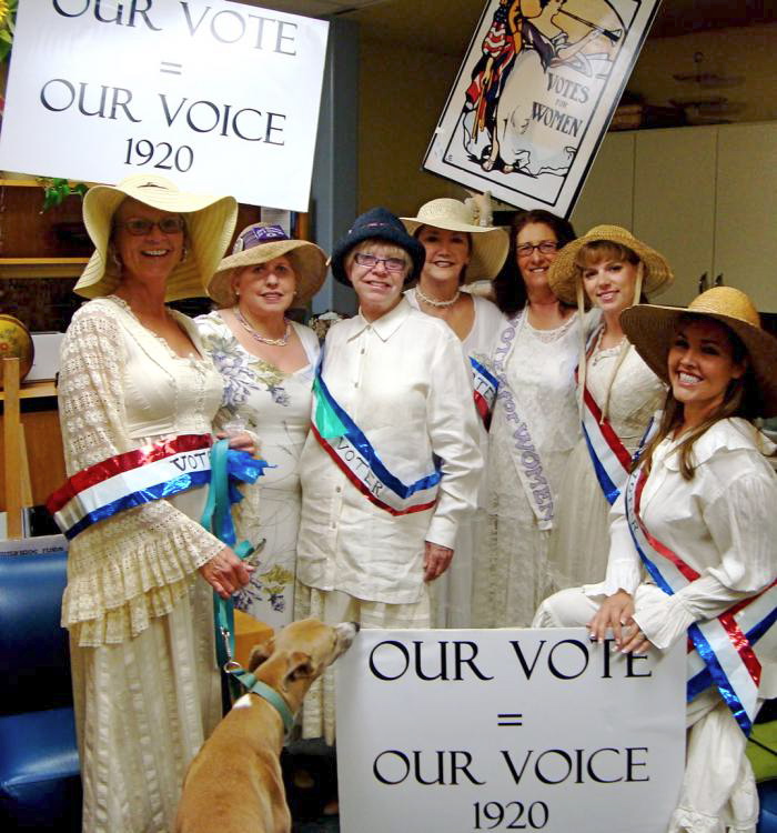 From the 10th annual Suffrage Parade and Rally. (Credit: Women’s Museum of California)