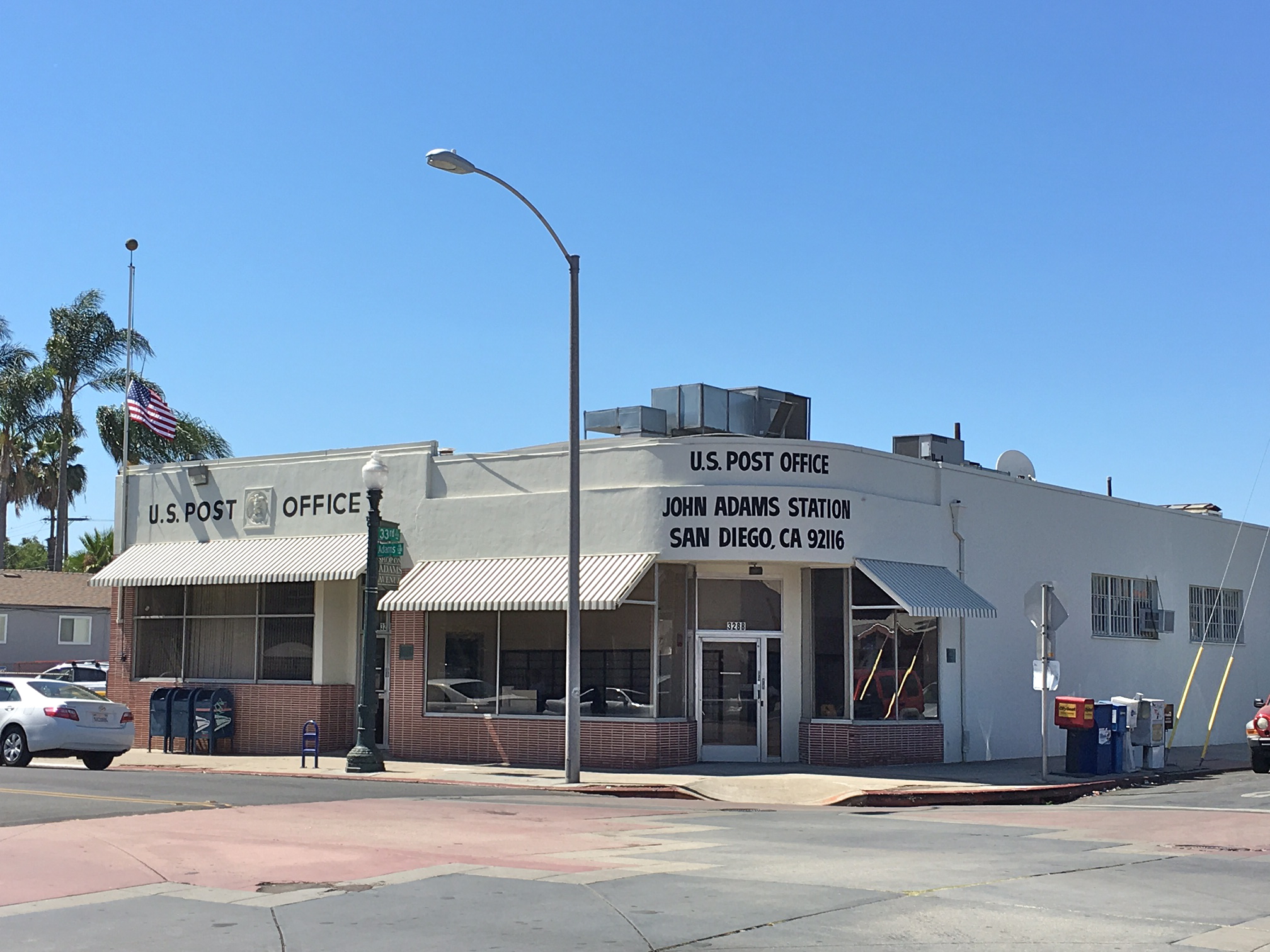 The Sept. 21 ceremony will be at the John Adams Post Office on Adams Avenue.