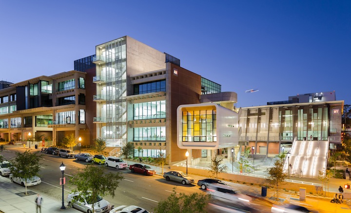 San Diego City College Arts and Humanities and Business & Technology buildings.