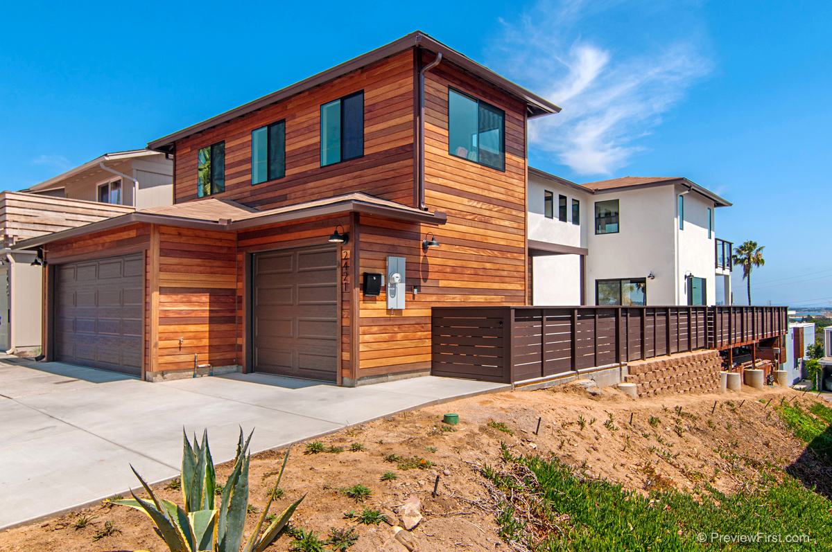 Dimock residence in Pacific Beach, one of the homes on the tour.