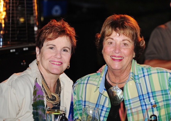 Patti Roscoe (left), with fellow Girl Scout supporter Debbie Day, received the Courage, Confidence and Character Award at the Girl Scout organization’s Volunteer Celebration.