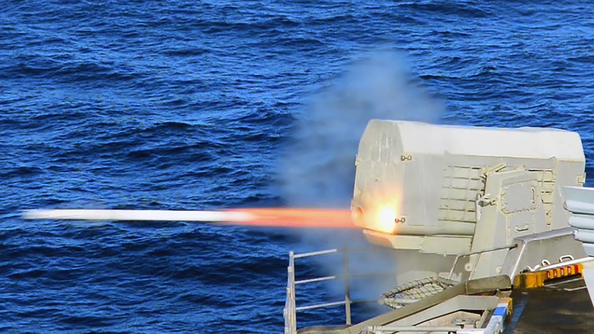 The aircraft carrier USS Carl Vinson (CVN 70) conducts a live-fire exercise with the ship's RIM 116 Rolling Airframe Missile weapons system. Carl Vinson is conducting exercises off the coast of Southern California. (U.S. Navy Photo by Petty Officer 3rd Class Matthew Brown)