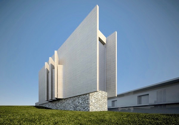 Rendering of the Lyle and Grace Prescott Memorial Prayer Chapel.