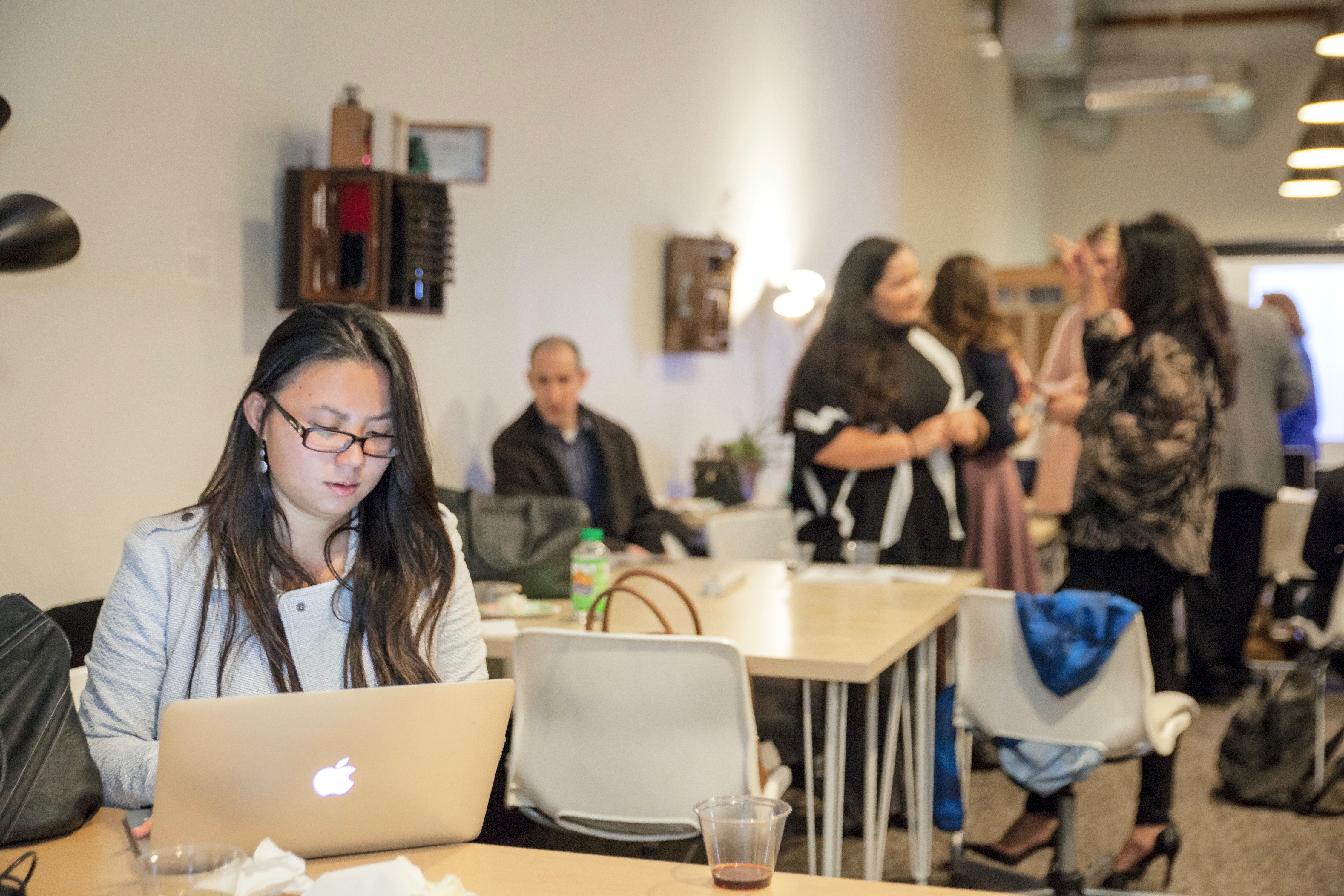 Women entrepreneurs gather for a pitch competition hosted by Hera Labs. The female-focused business accelerator has its sights on raising $10,000 to support local entrepreneurs.