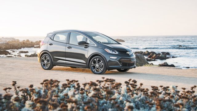 The new Chevrolet Bolt with a 200-mile range will be among the electric vehicles on display. (Courtesy General Motors)