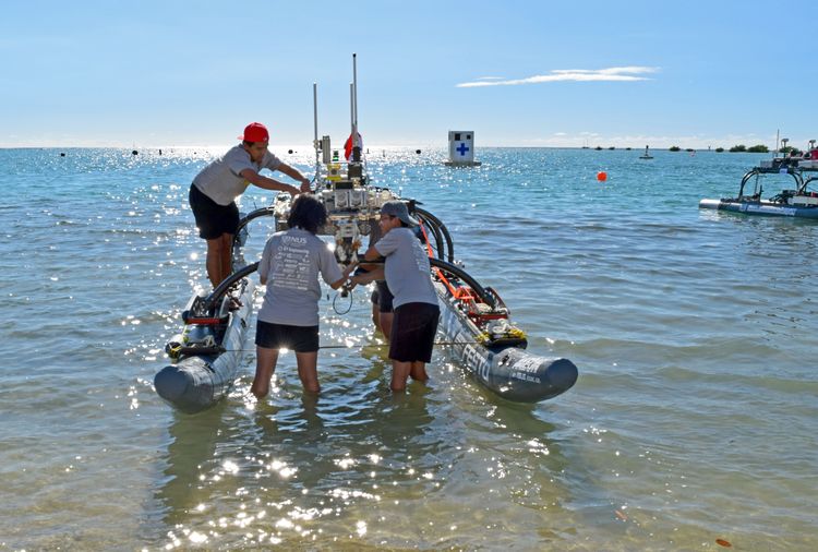 Northrop Grumman is sponsoring the 2016 Maritime RobotX Challenge. (Credit: Northrop Grumman)