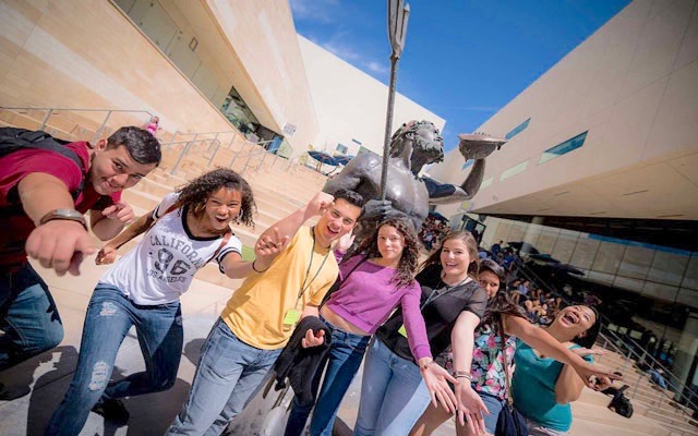 Newly admitted freshmen at UC San Diego’s Triton Day in 2016. (Photo by Erik Jepsen/UC San Diego Publications)