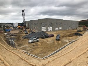 Tilt-Up construction at the Carlsbad site.