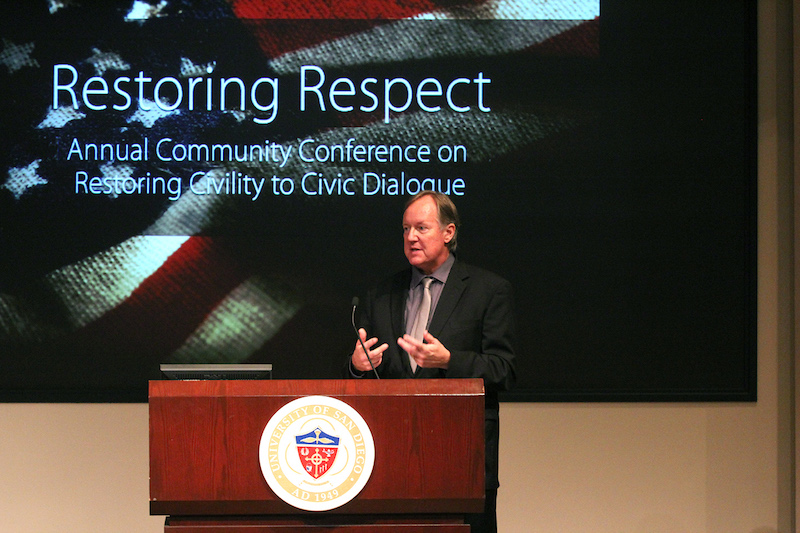 Mesa College Professor of Political Science and USD visiting Professor Carl Luna