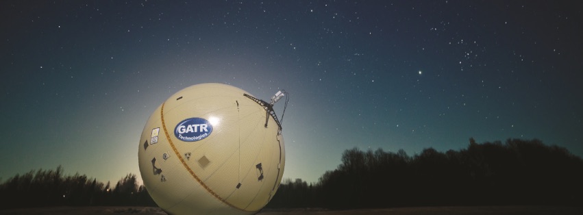 Cubic's inflatable GATR communications satellite.