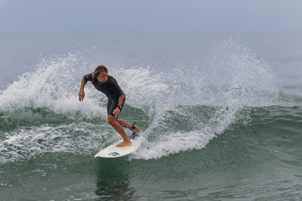 Masaki Kobayashi surfing at Lower Trestles at San Onofre State Beach in San Clemente (Credit: Nagel Photography/ Shutterstock.com)