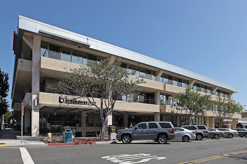 Located at 7777 Fay Ave. at Silverado Street, La Jolla Galleria is a four-story building composed of three office floors above ground floor retail.