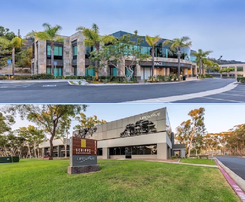 Torrey Hills Corporate Center (top) and Scripps Collection.