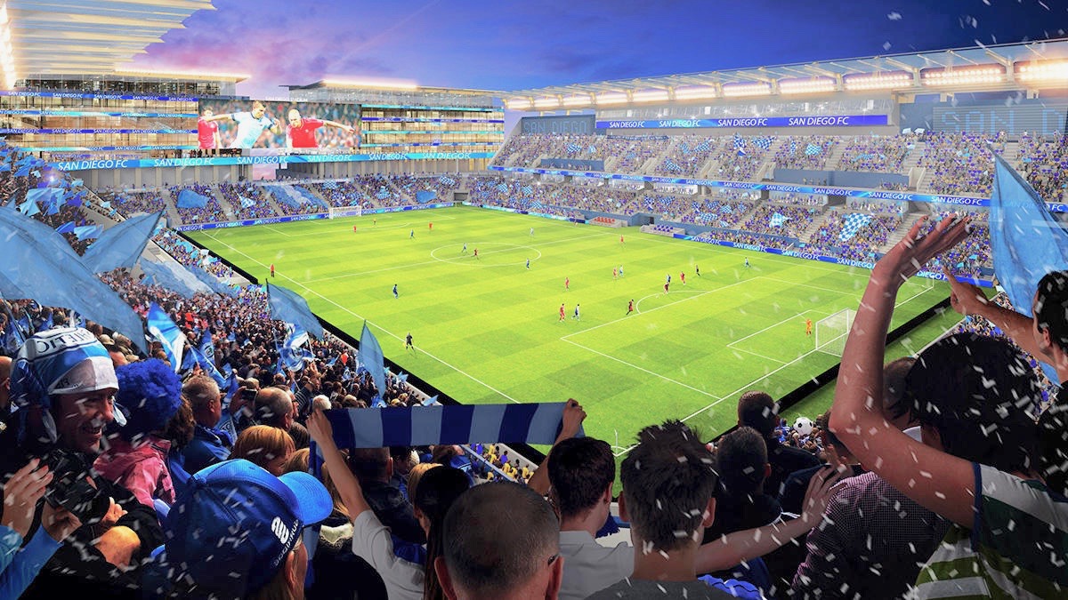 Soccer stadium rendering (Courtesy of FS Investors)