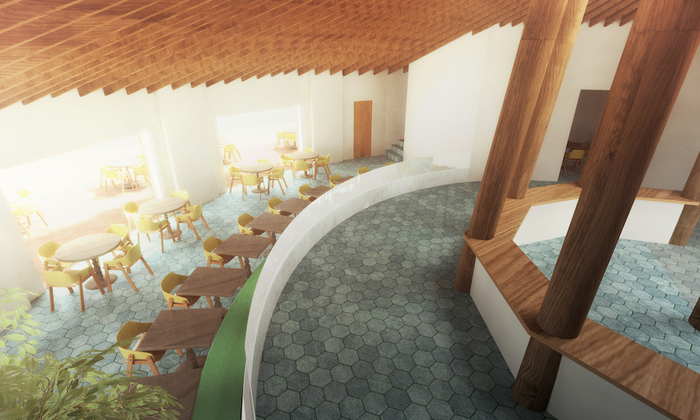 Restaurant interior (Rendering by Playground)