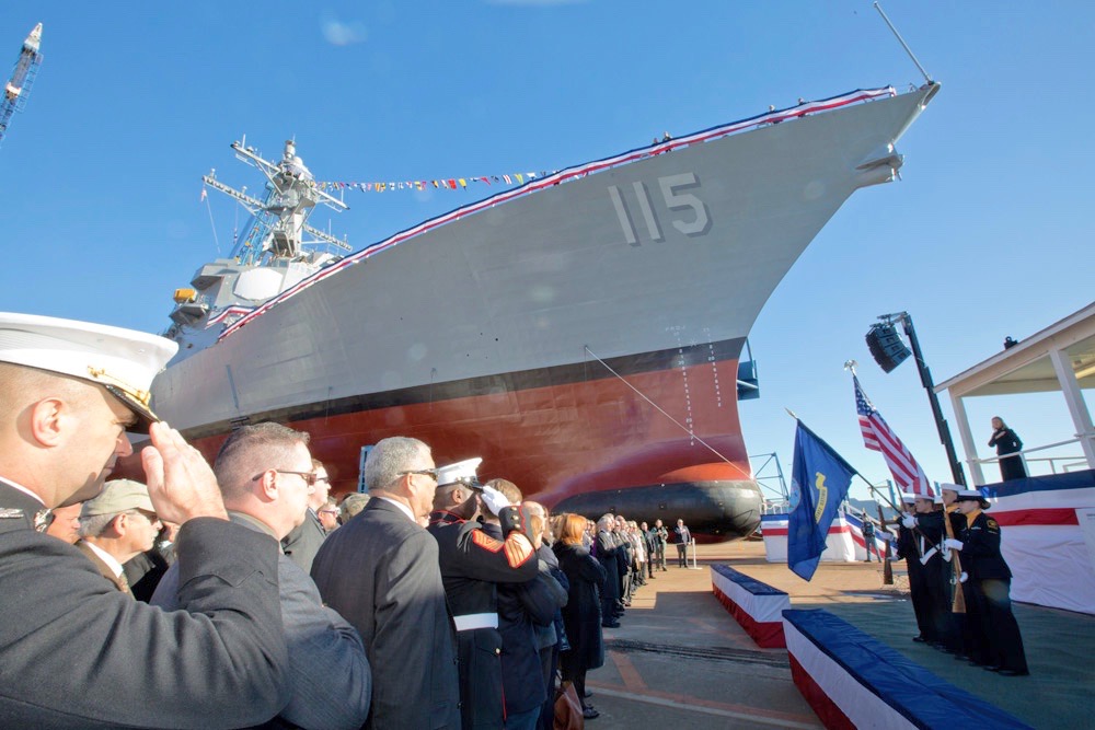  The Navy is set to commission the $1.5 billion ship at Naval Base Coronado.
