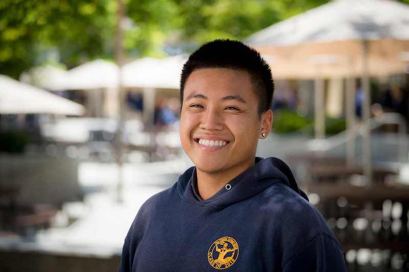 Preuss School junior Eric Tran (Photo by Erik Jepsen/UC San Diego Publications)