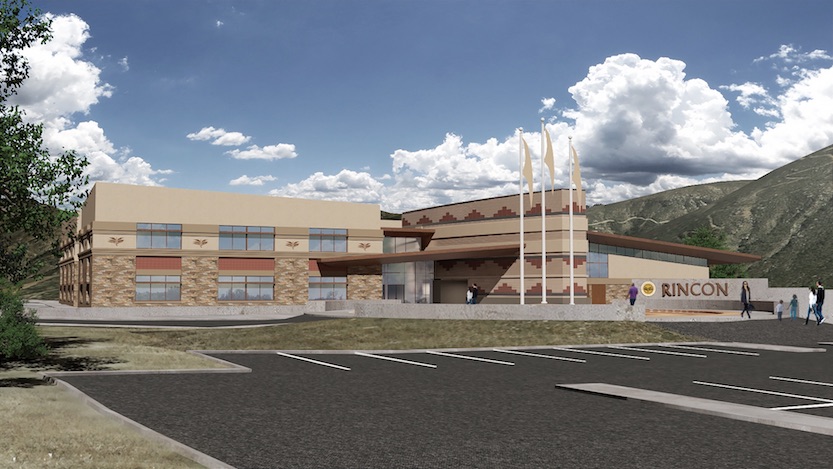 Rendering of Rincon's $20 million tribal government administration building. (Courtesy of Rincon Band of Luiseño Indians)