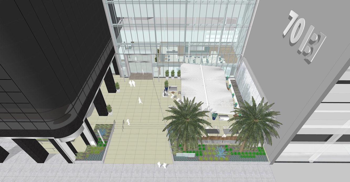 701 B St. Atrium Lobby (Photos courtesy of EMMES Realty Services of California)