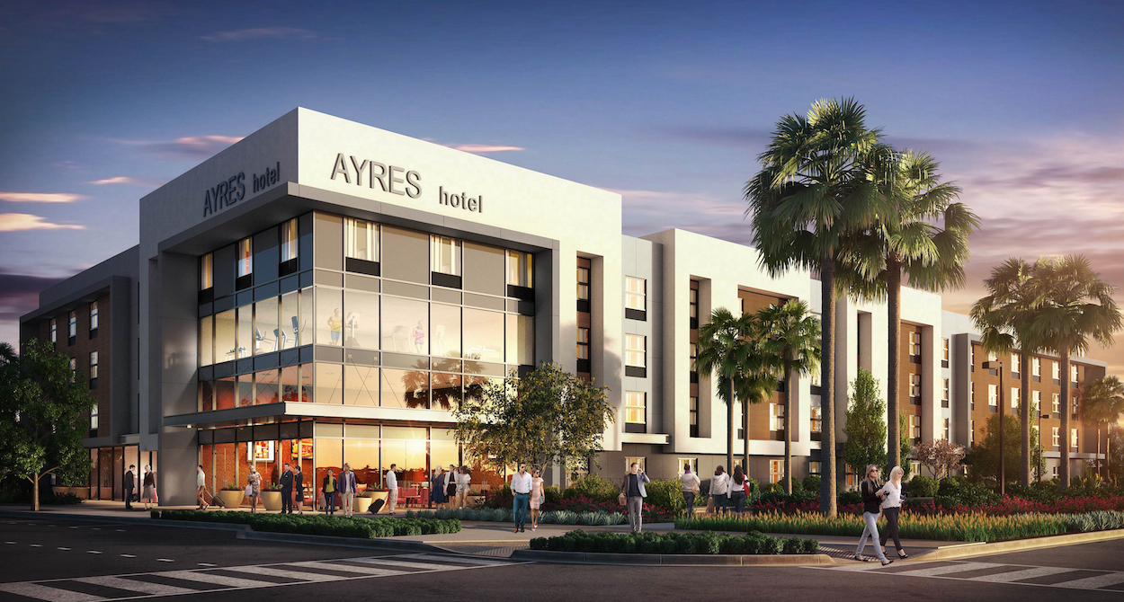 Rendering of the Ayres Hotel. (Credit: ACS Architectural Services)