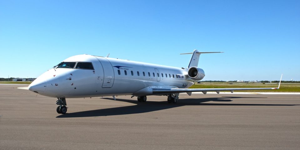 Cal Jet by Elite Airways plans to operate a single Bombardier CRJ700 jet, which has 64 seats